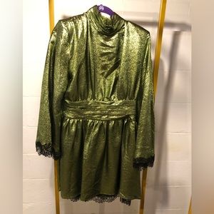 Dundas Turtleneck Mini Dress